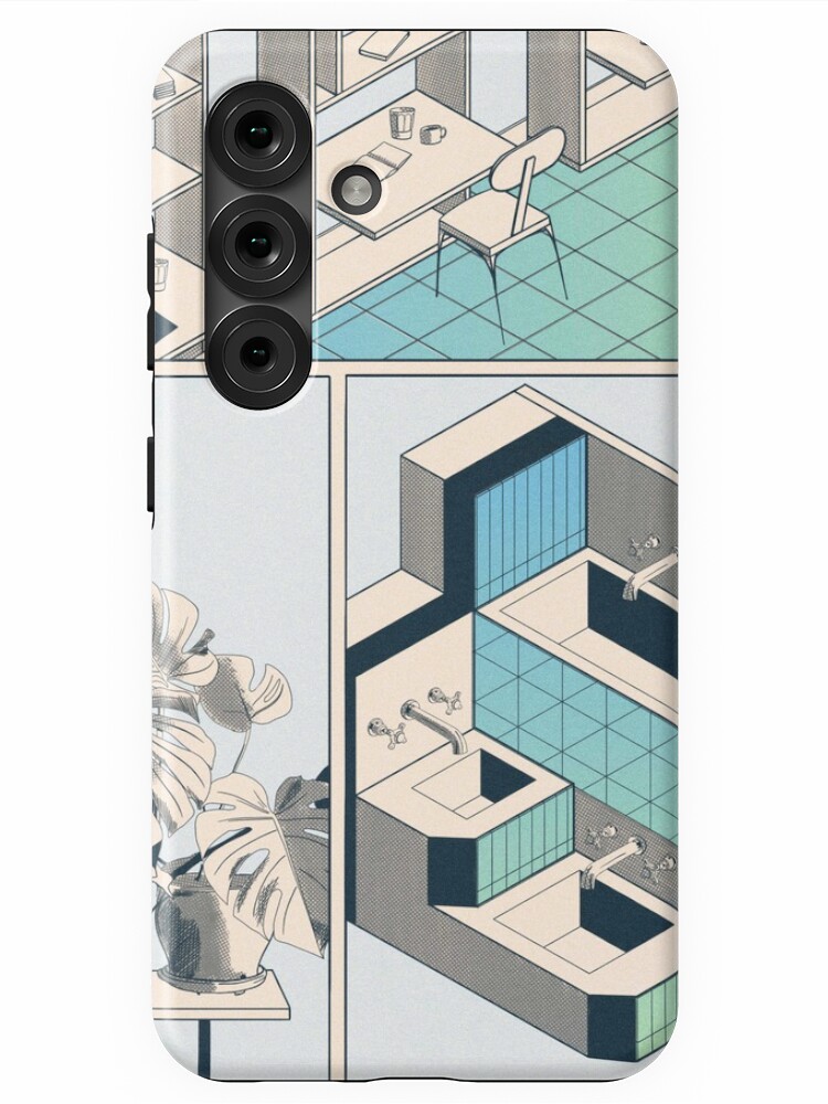 Aperçu 1 sur 4. Coque Samsung Galaxy avec l'œuvre Fumetto 01 créée et vendue par LoicBrDesign.