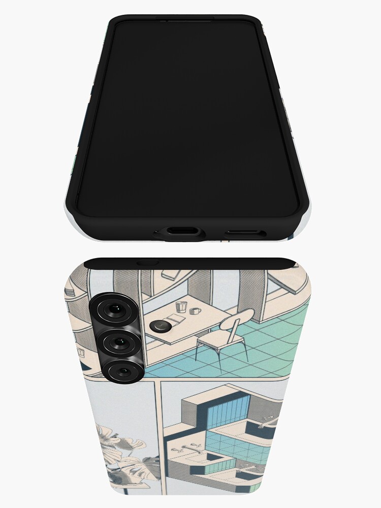 Aperçu 3 sur 4. Coque Samsung Galaxy avec l'œuvre Fumetto 01 créée et vendue par LoicBrDesign.