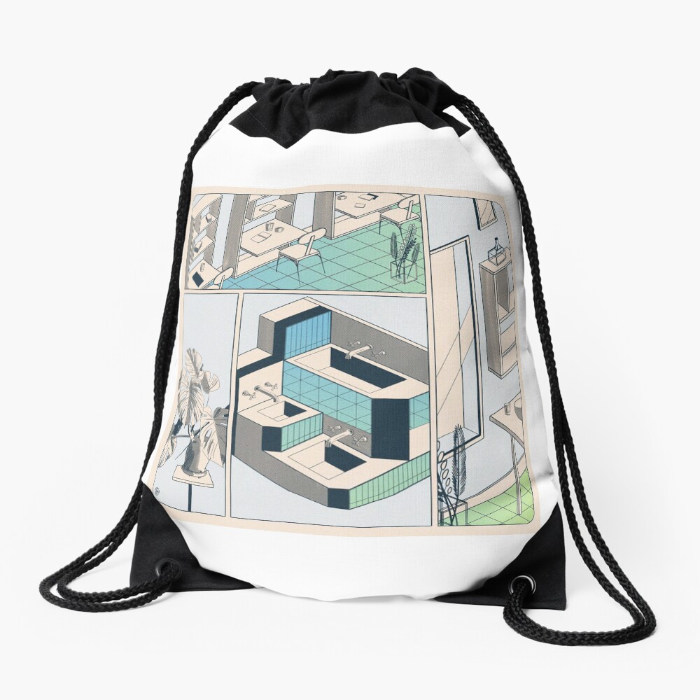 Aperçu de l'œuvre Sac à cordon créée et vendue par LoicBrDesign.