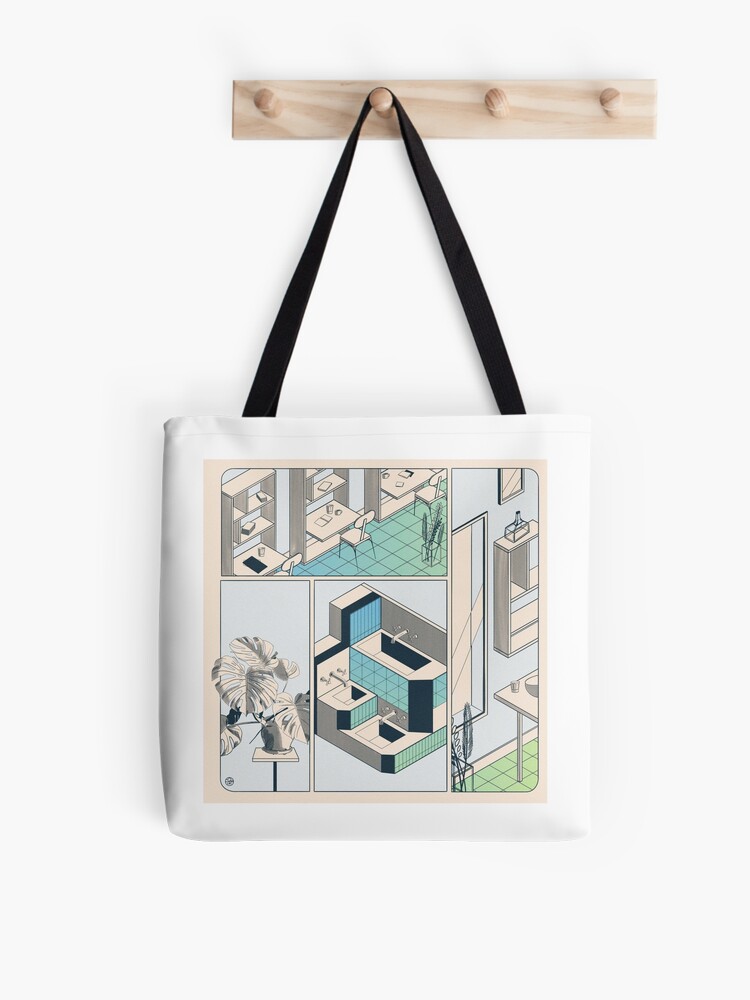Aperçu 1 sur 2. Tote bag avec l'œuvre Fumetto 01 créée et vendue par LoicBrDesign.