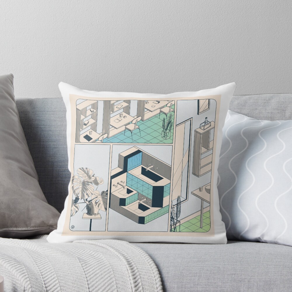 Aperçu de l'œuvre Coussin créée et vendue par LoicBrDesign.