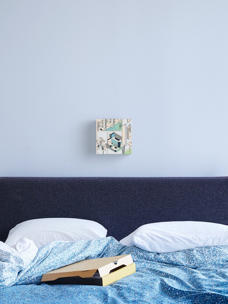 Aperçu 2 sur 3. Impression sur toile avec l'œuvre Fumetto 01 créée et vendue par LoicBrDesign.