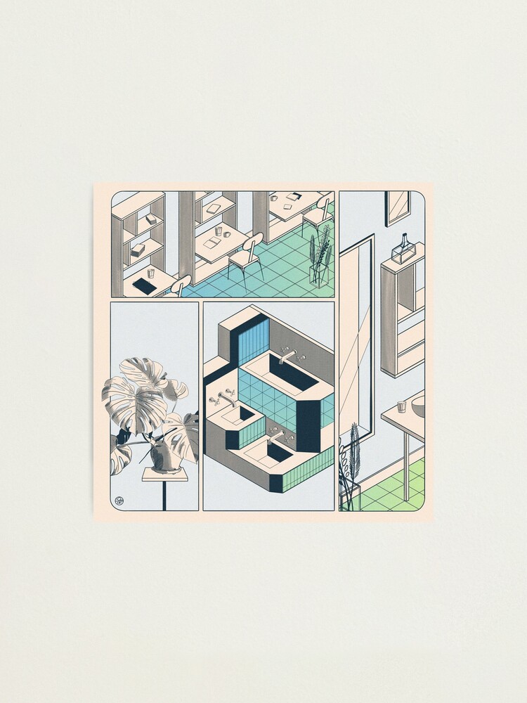 Aperçu 1 sur 3. Impression photo avec l'œuvre Fumetto 01 créée et vendue par LoicBrDesign.