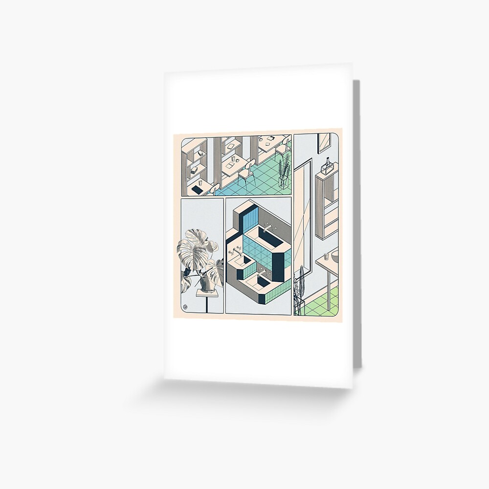 Aperçu de l'œuvre Carte de vœux créée et vendue par LoicBrDesign.