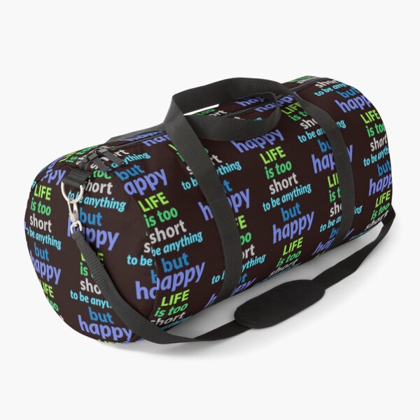 Item preview, Inspirational. Motivational quote. life is too short to be anything but happy designed and sold by efenem.