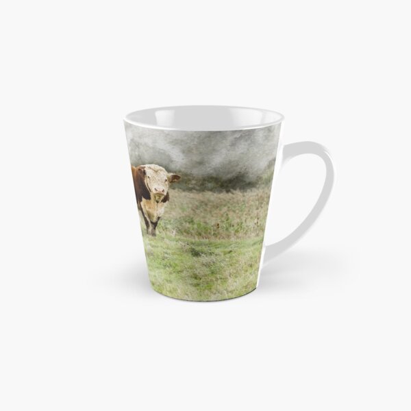 Item preview, Hereford Bull and Cow Watercolour Photograph designed and sold by JStanley19.