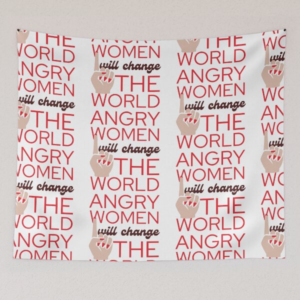 Item preview, Angry Women Will Change The World Nail Polish Black Design designed and sold by SweetAndSpice.