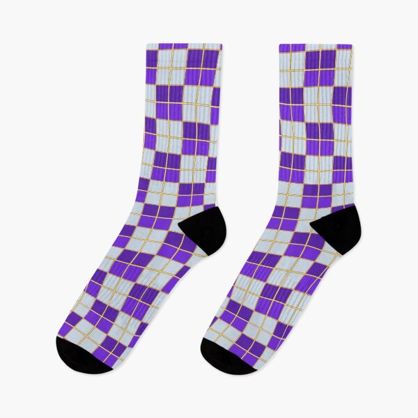 Item preview, Purple and soft blues checks designed and sold by andersonartist.
