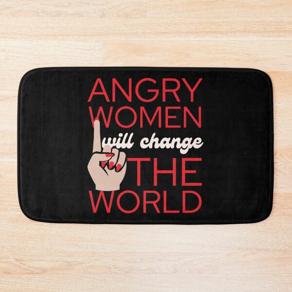 Item preview, Angry Women Will Change The World Nail Polish White Design designed and sold by SweetAndSpice.