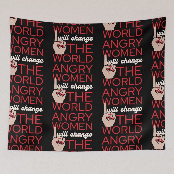 Item preview, Angry Women Will Change The World Nail Polish White Design designed and sold by SweetAndSpice.