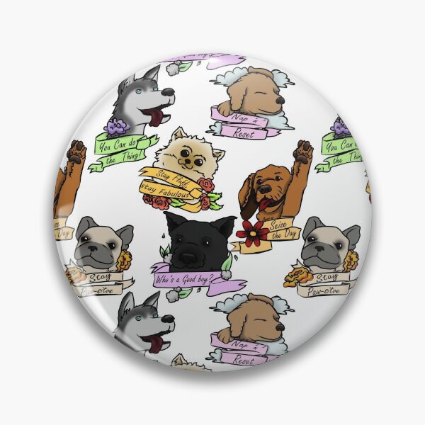 Item preview, Motivational doggos Pattern designed and sold by Churi.