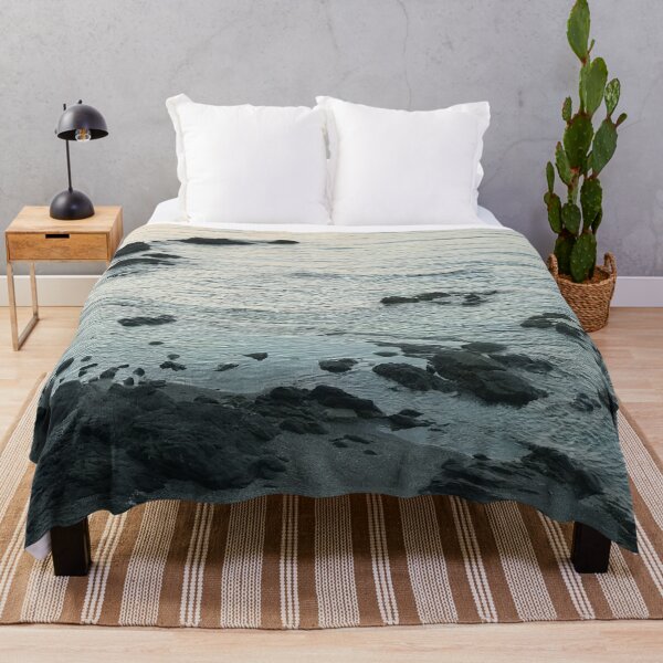 Item preview, Blue grey rocky beach designed and sold by AdaM-219.