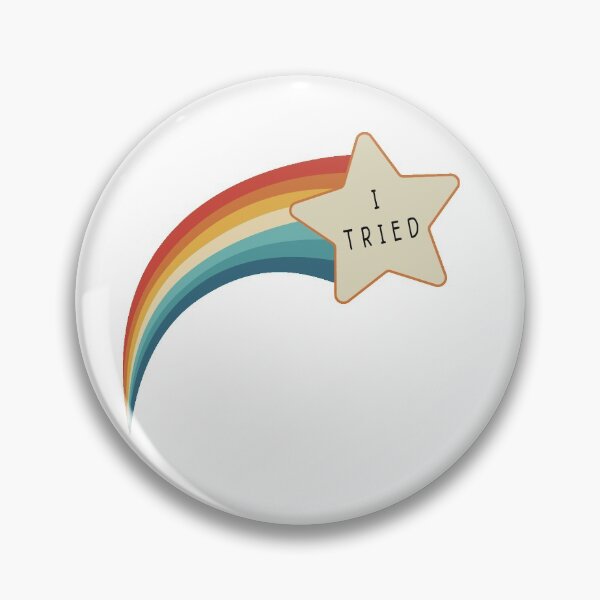 Item preview, Funny Meme "I Tried" Gold Star Participation Award designed and sold by SnakeCharm.