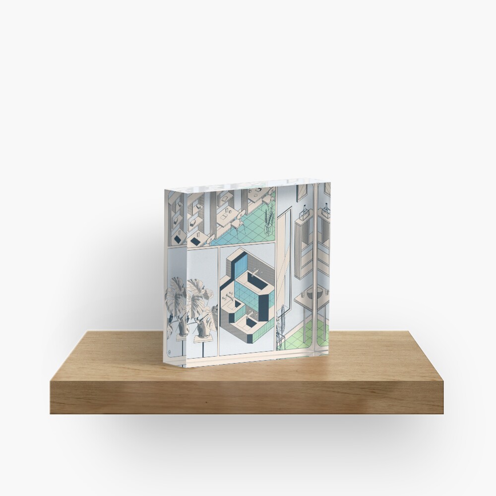 Aperçu de l'œuvre Bloc acrylique créée et vendue par LoicBrDesign.