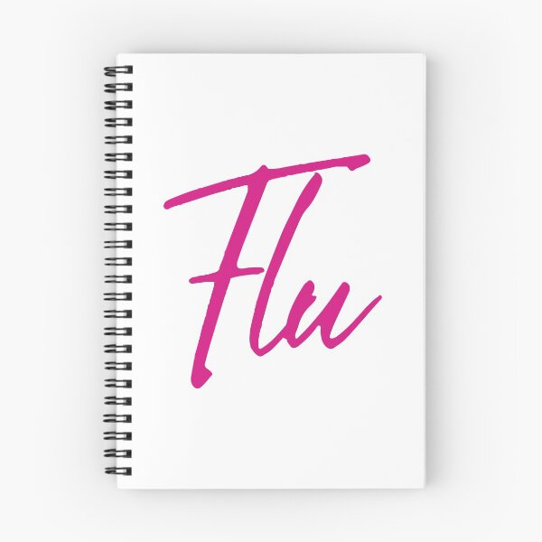 Item preview, IU Flu pink typography designed and sold by Morcawork.