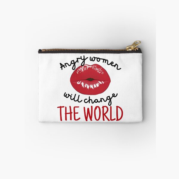 Item preview, Angry Women Will Change The World Sexy Lips Black Design designed and sold by SweetAndSpice.