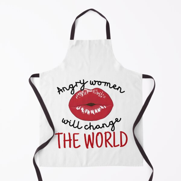 Item preview, Angry Women Will Change The World Sexy Lips Black Design designed and sold by SweetAndSpice.