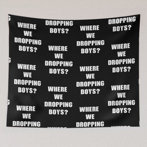 Item preview, Where we dropping boys warzone design designed and sold by Captain-Jackson.