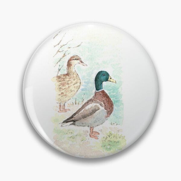 Item preview, Patos reales - Acuarela designed and sold by Brett Miley.