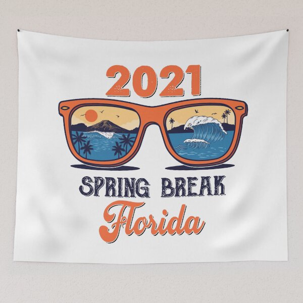 Item preview, Spring Break Florida 2021 Vintage Cool Sunglasses Apparel designed and sold by trathai1012.