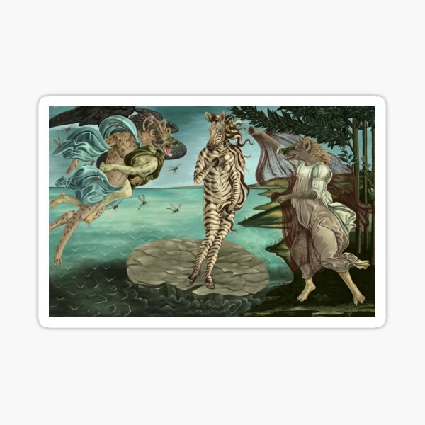 The Mirth of Hyenas Sticker
