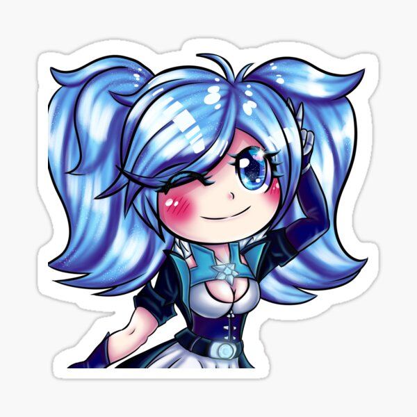 Vista previa del artículo con la obra «Cute Chibi Evie (Paladins)», diseñado y vendido por TonyArtZ.