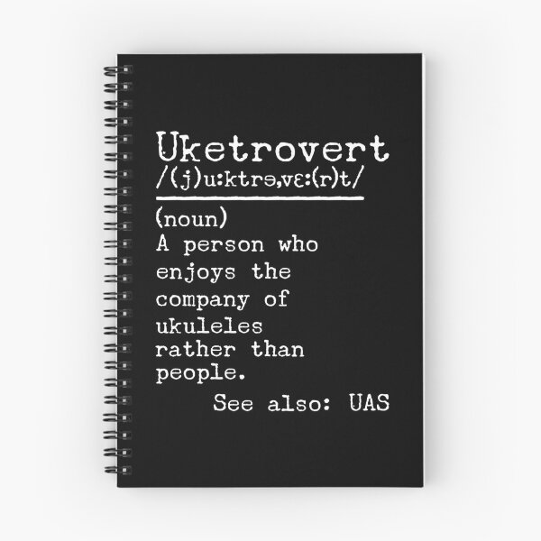 Item preview, Uketrovert definition: introverted ukulele player designed and sold by DeliriousSteve.