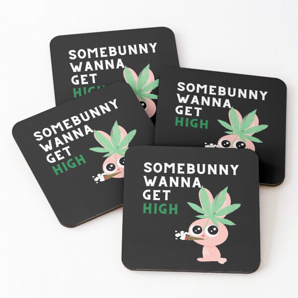 Item preview, SOMEBUNNY WANNA GET HIGH  | EASTER STONER | Smart Successful Stoner |  designed and sold by AlfaEcho.