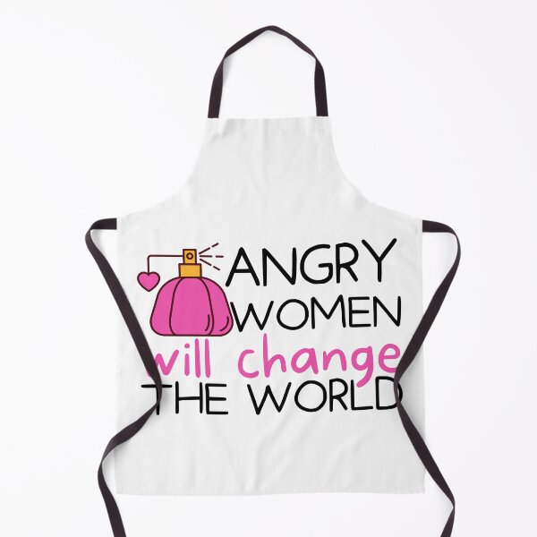 Item preview, Angry Women Will Change The World Pink Perfume Black Design designed and sold by SweetAndSpice.