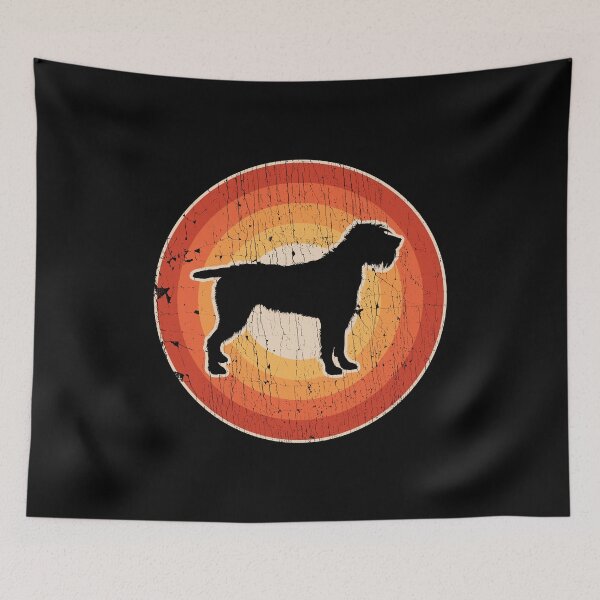 Item preview, Wirehaired Pointing Griffon Sunset Retro Shirt for Men Women Boys Girls Kids Dog Lover Gifts designed and sold by LiqueGifts.