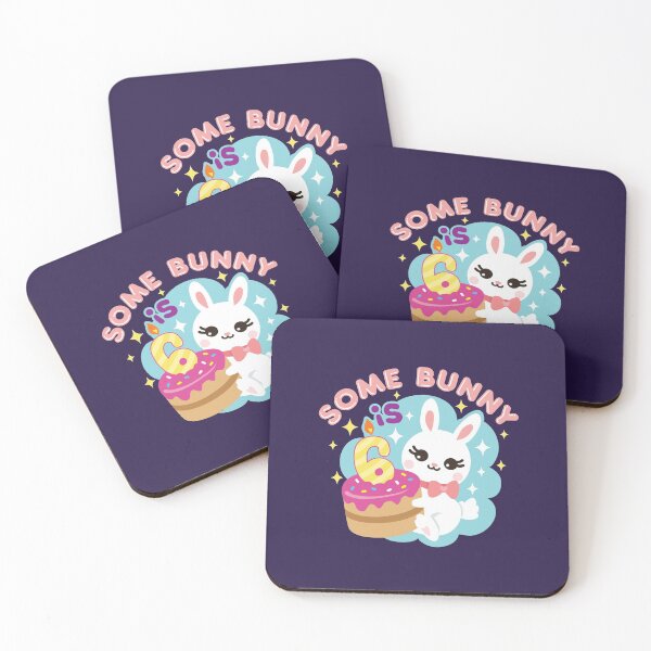 Item preview, Some Bunny Is 6 - Six Year Old Birthday designed and sold by jaygo.