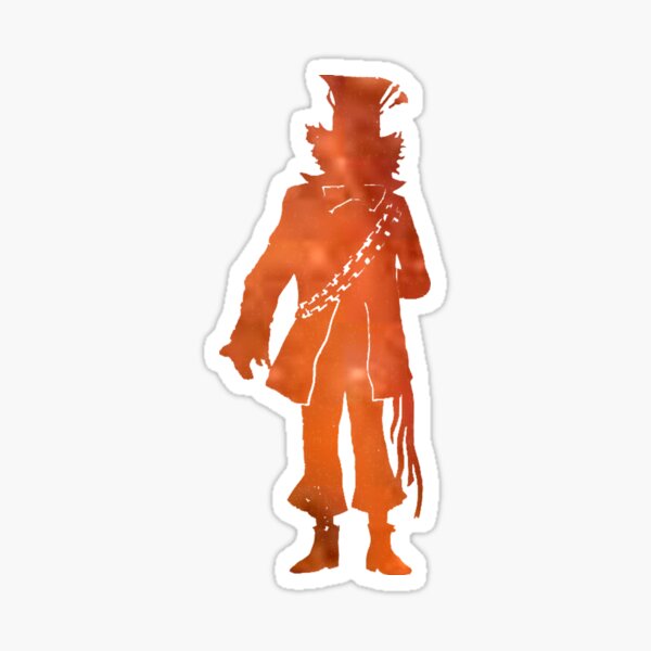 "Tim Burton Mad Hatter Edit" Sticker for Sale by Awendela Redbubble