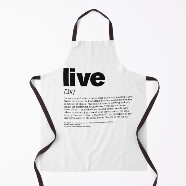 Item preview, Defining LIVE in white designed and sold by Colli13.