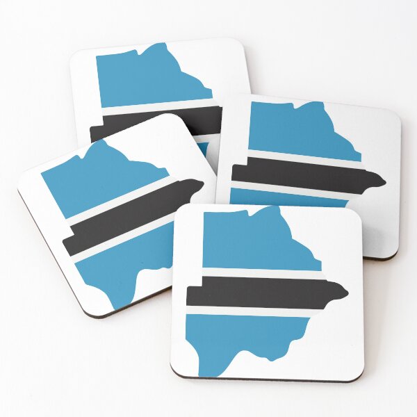 Aperçu de l'œuvre Drapeau du Botswana créée et vendue par simpledesigners.