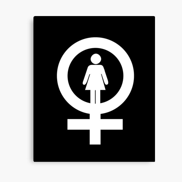 female symbol Canvas Print
