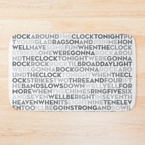 Item preview, Rock Around the Clock - Bill Haley & His Comets (lyrics) v.1 designed and sold by x1brett.