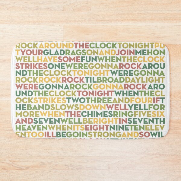 Item preview, Rock Around the Clock - Bill Haley & His Comets (lyrics) v.2 designed and sold by x1brett.