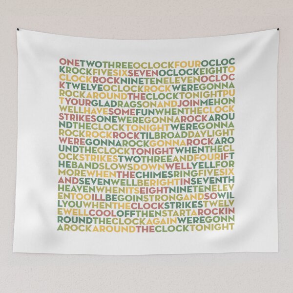 Item preview, Rock Around the Clock - Bill Haley & His Comets (lyrics) v.2 designed and sold by x1brett.