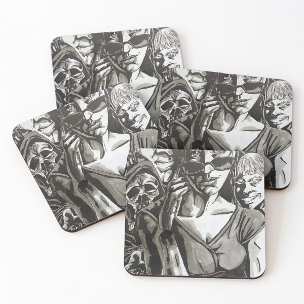 Item preview, Lucifer "Crowded" Jill Presto & The Basanos portrait (original) designed and sold by Stag Art Studios.