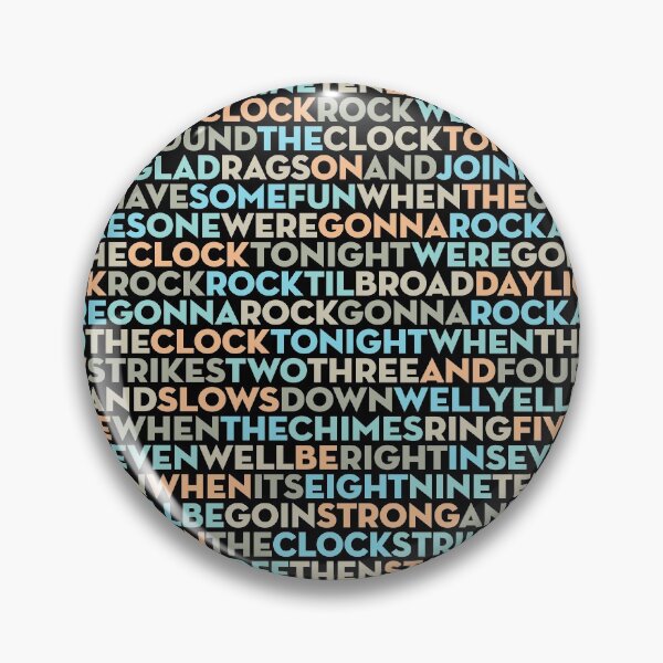 Item preview, Rock Around the Clock - Bill Haley & His Comets (lyrics) v.3 designed and sold by x1brett.