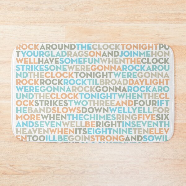 Item preview, Rock Around the Clock - Bill Haley & His Comets (lyrics) v.3 designed and sold by x1brett.