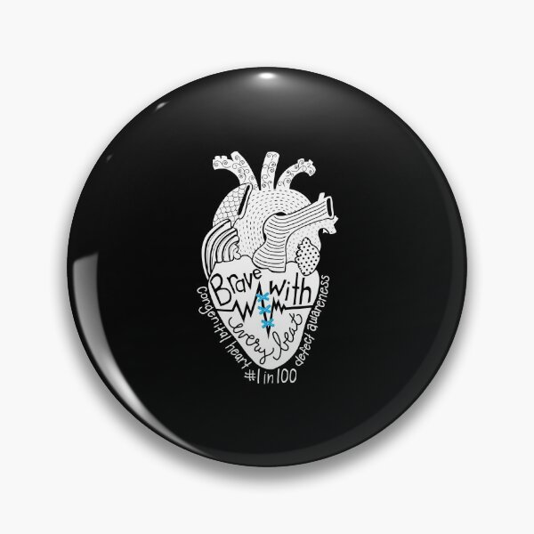 Item preview, Chd Awareness Congenital Heart Defect Brave With Every Beat designed and sold by nutallrosario.