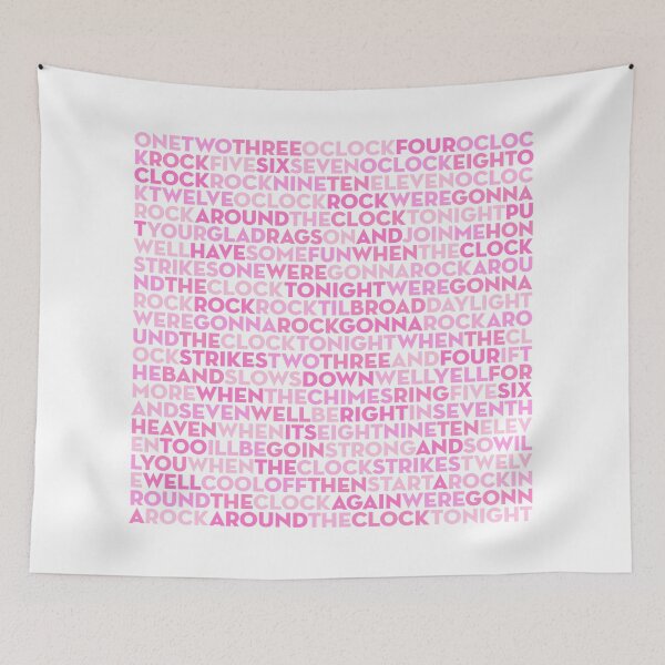 Item preview, Rock Around the Clock - Bill Haley & His Comets (lyrics) v.4 designed and sold by x1brett.