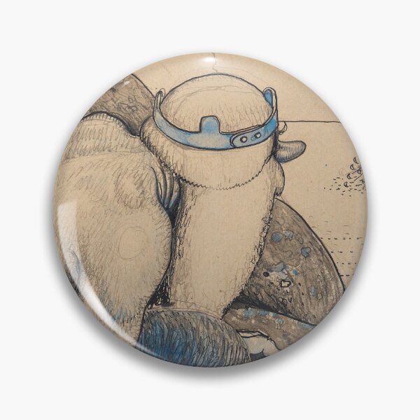 Item preview, Troll på lur (Troll hiding behind cliffs) - John Bauer  designed and sold by LemonbatStudio.