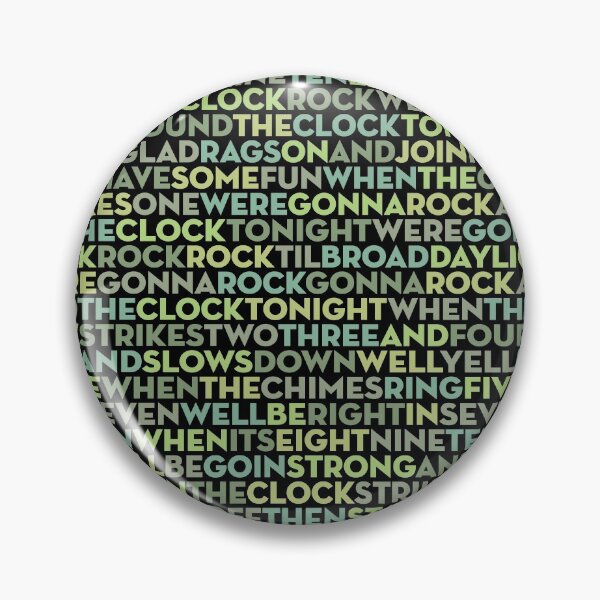 Item preview, Rock Around the Clock - Bill Haley & His Comets (lyrics) v.5 designed and sold by x1brett.