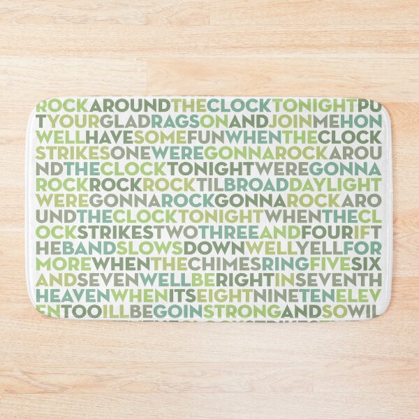 Item preview, Rock Around the Clock - Bill Haley & His Comets (lyrics) v.5 designed and sold by x1brett.