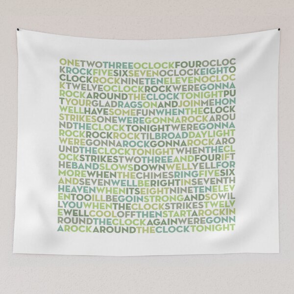 Item preview, Rock Around the Clock - Bill Haley & His Comets (lyrics) v.5 designed and sold by x1brett.