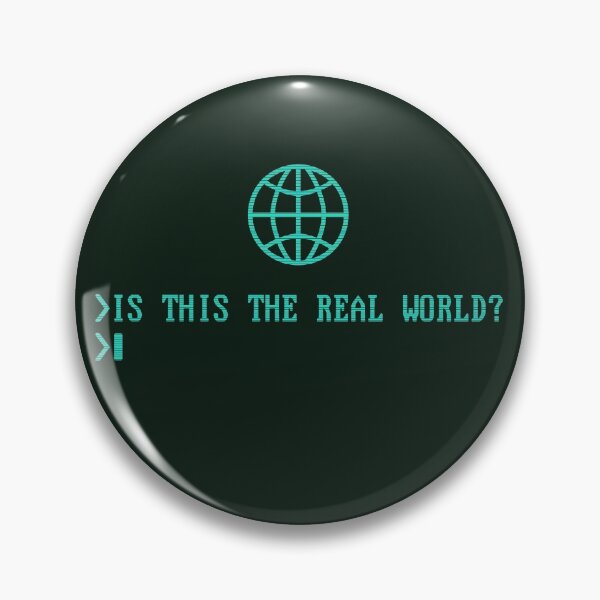 Item preview, Is this the Real World? Science Fiction Computer Screen designed and sold by WibbleDesign.