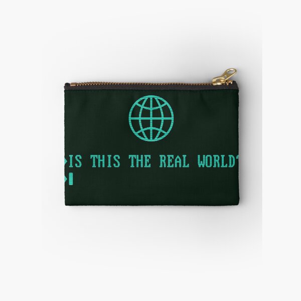 Item preview, Is this the Real World? Science Fiction Computer Screen designed and sold by WibbleDesign.