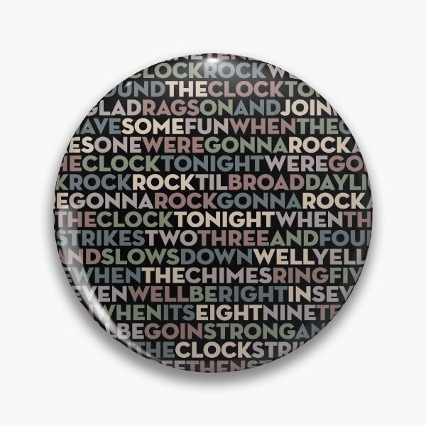 Item preview, Rock Around the Clock - Bill Haley & His Comets (lyrics) v.6 designed and sold by x1brett.